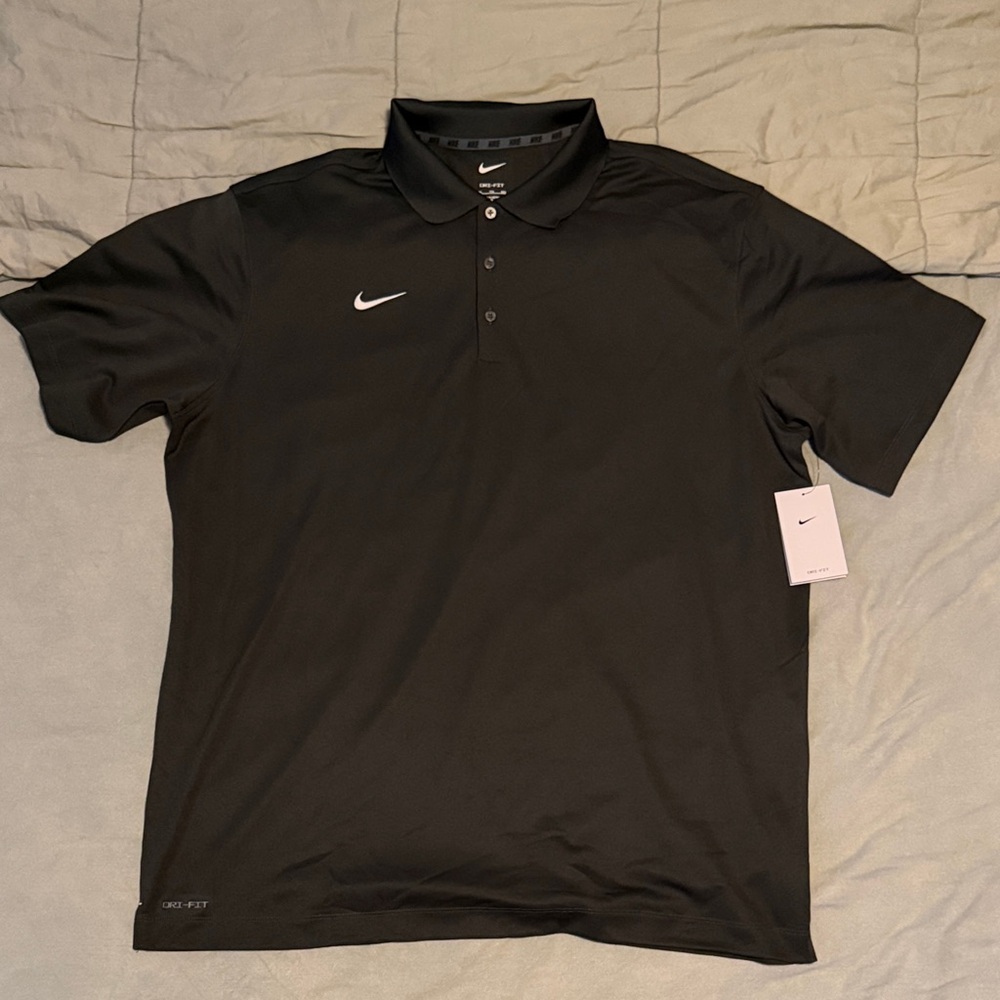 Nike Men's Classic Charcoal Grey Golf Polo Shirt